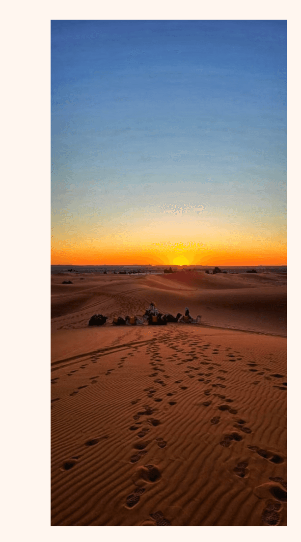 Amanecer en el Sahara – Ximena Rodriguez Fontela